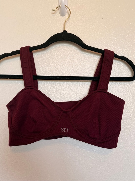 SET Active Other - Set Active Seamless Bustier Ribbed Sports Bra XL